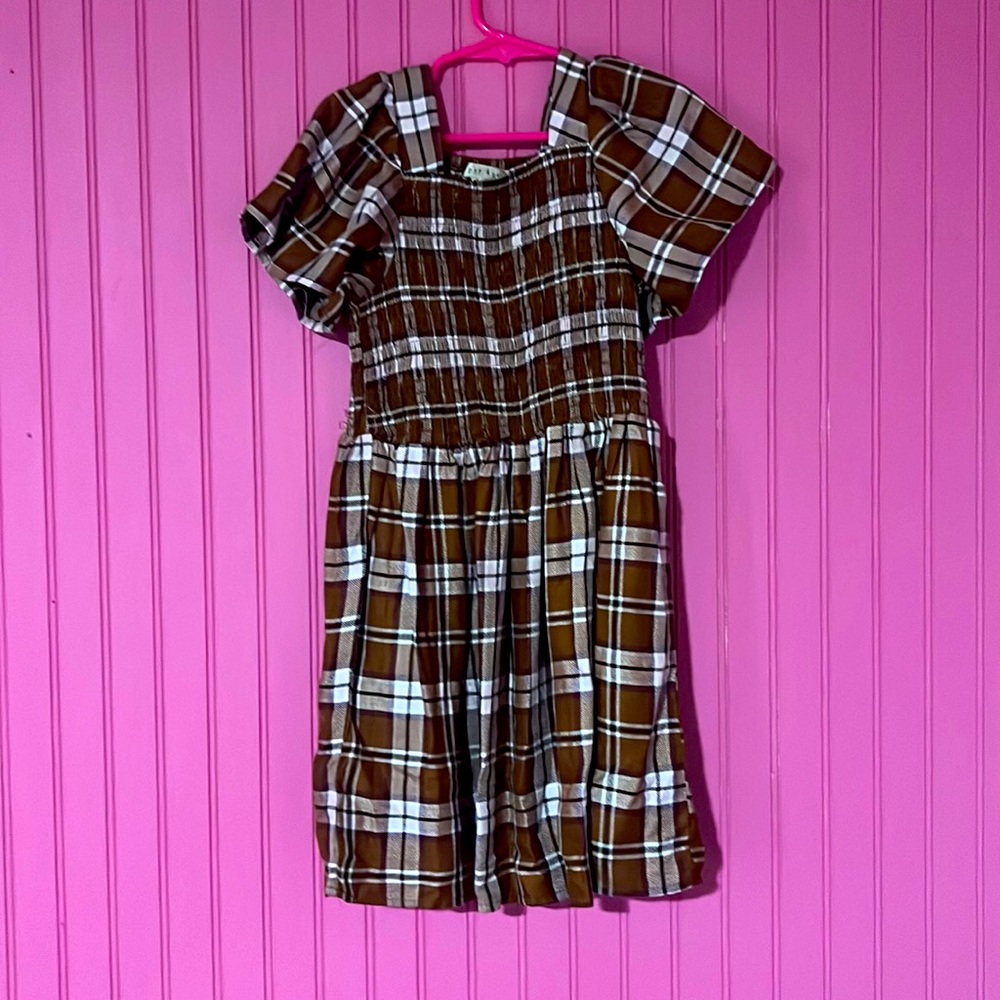 Girls Copper Key size 5 smock top dress